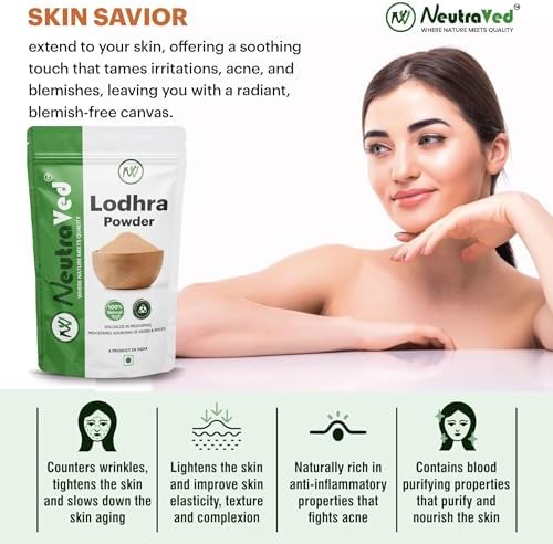 NeutraVed Lodhra Powder 100g – Symplocos racemosa