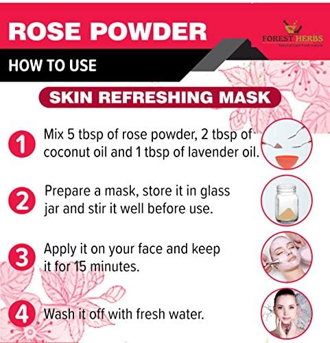 The Forest Herbs Rose Petal Powder 100g – Rosa centifolia