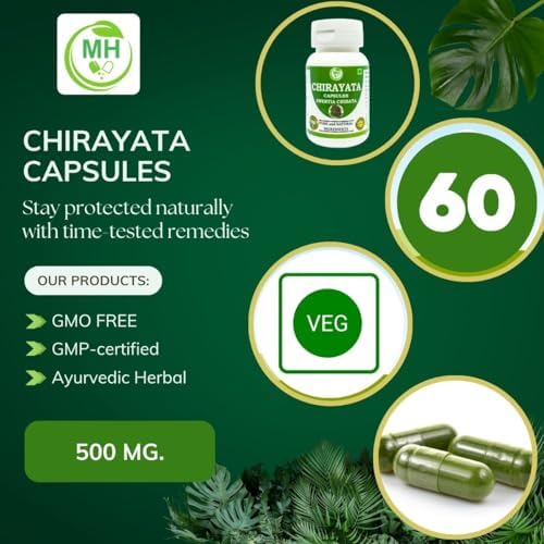 Morsan Chirata 500mg Capsules 60 – Swertia chirata