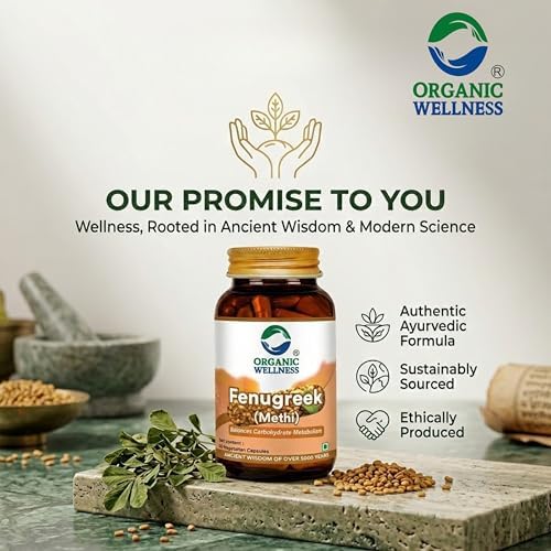 Organic Wellness Fenugreek 90 Veg Capsules 90 – Trigonella foenum