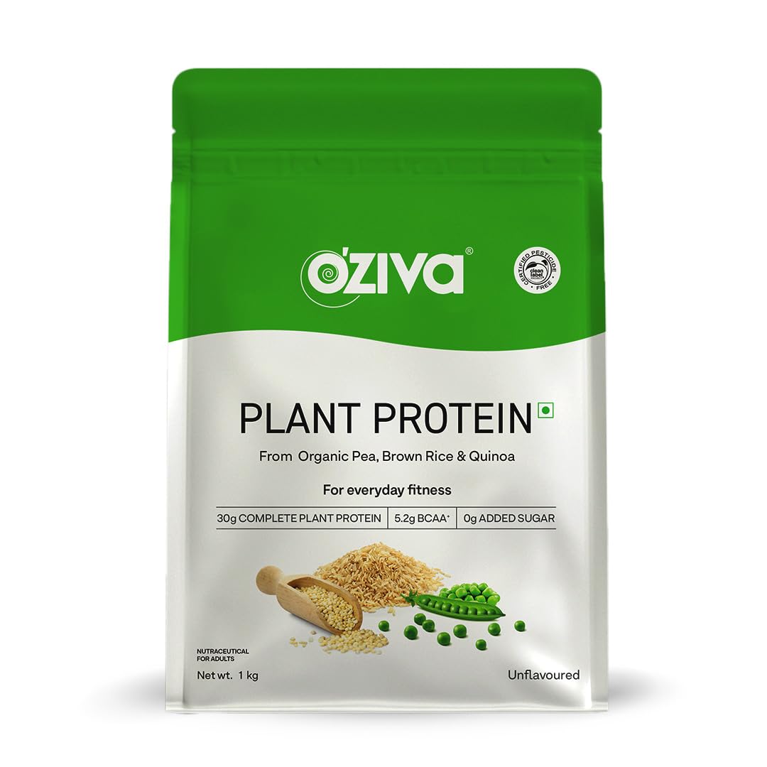OZiva Plant Protein for Everyday Fitness Capsules 30g – Ayurvedic Herb