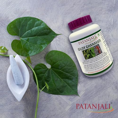 Patanjali Giloy Ghanvati Tablets – Tinospora cordifolia