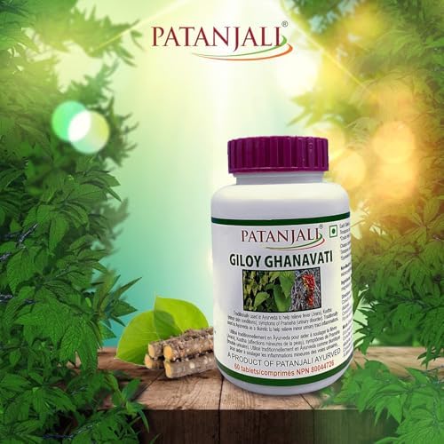 Patanjali Giloy Ghanvati Tablets – Tinospora cordifolia