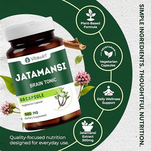 Jatamansi Capsules 60 – Nardostachys jatamansi