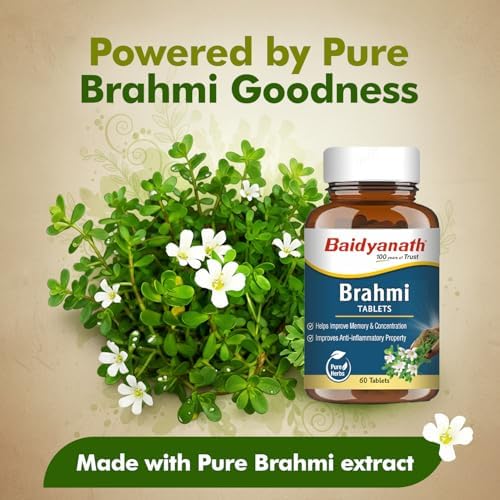 Baidyanath Brahmi Tablets 60 – Bacopa monnieri