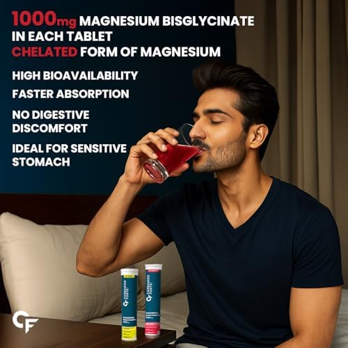 Carbamide Forte Magnesium Bisglycinate Effervescent 1000mg Tablets – Vegetarian Mineral