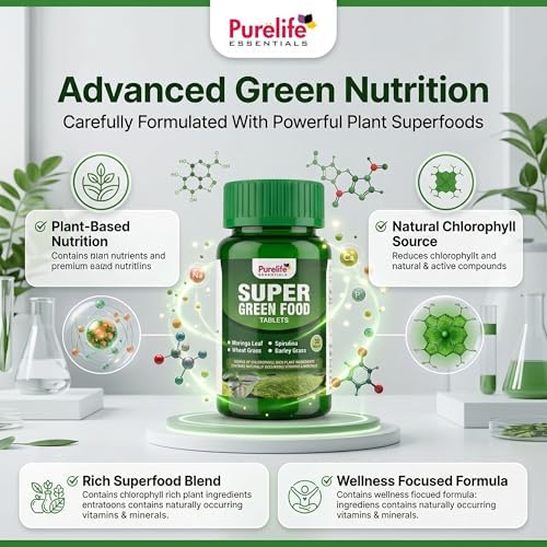 Purelife Super Green Food Tablets 30 – Ayurvedic Herb