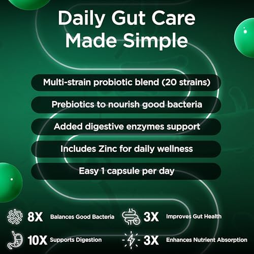 Health Veda Probiotics CFU 50Billion Capsules – Ayurvedic Herb