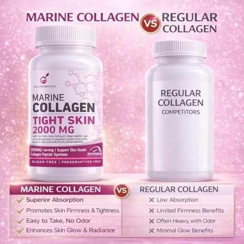 Marine Collagen with Hyaluronic Acid, Biotin & Vitamin C Powder – Vitamin Supplement