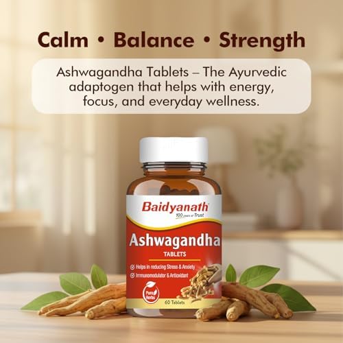Baidyanath Ashwagandha Tablets 60 – Withania somnifera