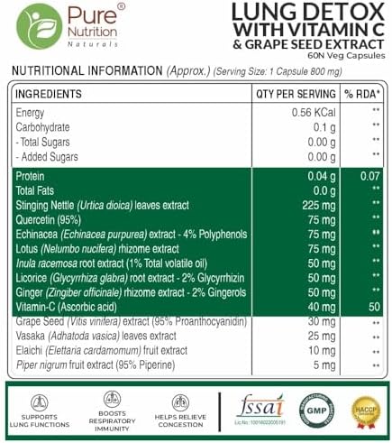 Pure Nutrition Quercetin with Ayurvedic Herbs Capsules 60 – Ayurvedic Herb