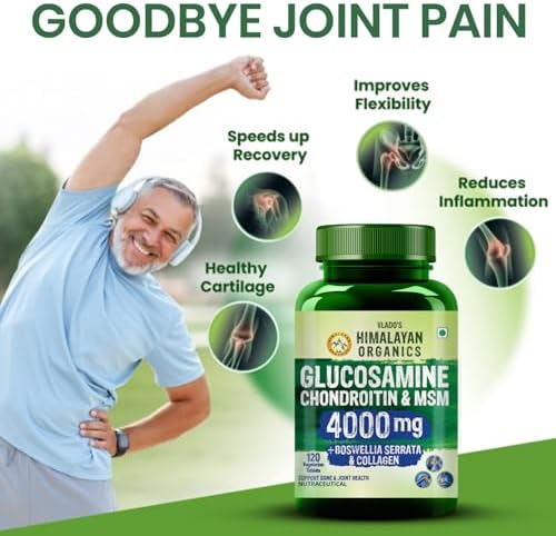 Himalayan Organics Glucosamine Chondroitin MSM Tablets – Ayurvedic Herb