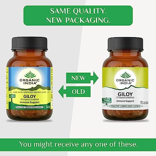 Organic India Giloy Capsules 60 – Tinospora cordifolia
