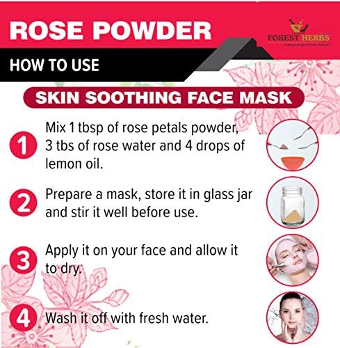 The Forest Herbs Rose Petal Powder 100g – Rosa centifolia
