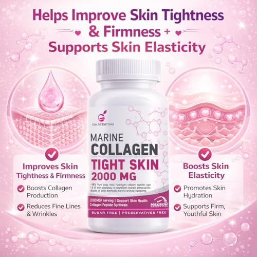 Marine Collagen with Hyaluronic Acid, Biotin & Vitamin C Powder – Vitamin Supplement