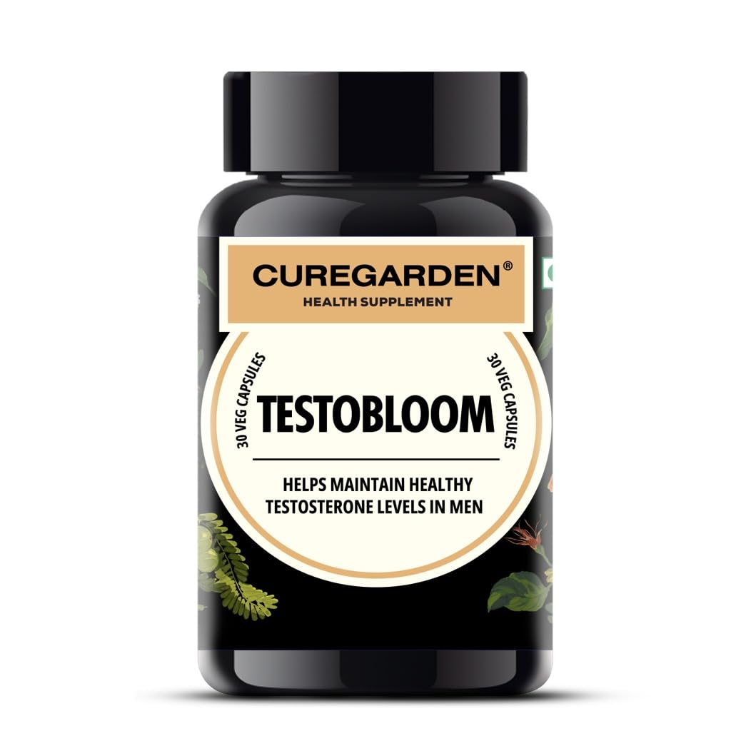 Curegarden Testobloom Men's Ayurvedic Blend Capsules – Ayurvedic Herb