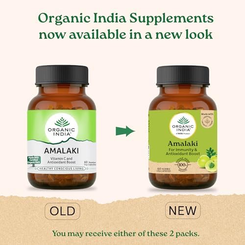 Organic India Amalaki Capsules 60 – Emblica officinalis