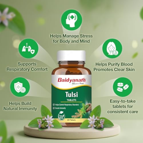 Baidyanath Tulsi Tablets 60 – Ocimum sanctum