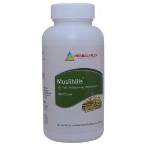 Herbal Hills Muslihills Safed Musli 250mg Capsules 120 – Chlorophytum borivilianum