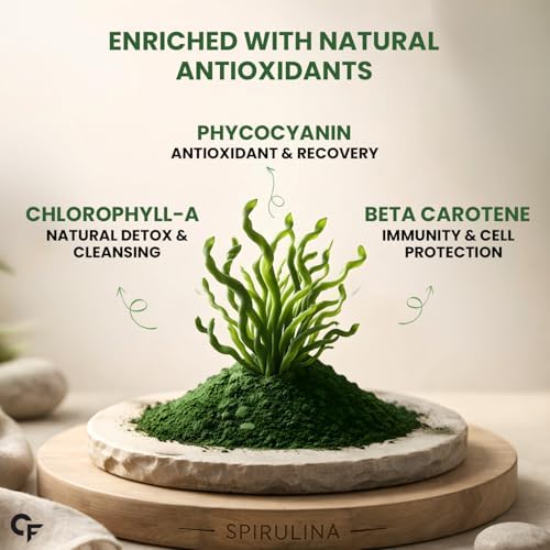 Carbamide Forte Organic Spirulina 2000mg Tablets 60 – Arthrospira platensis