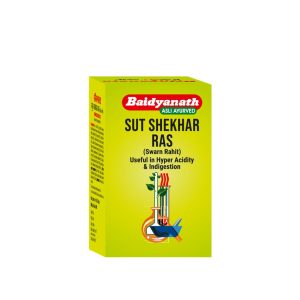 Baidyanath Sutshekhar Ras for Acidity & Digestive Comfort Tablets 40 – Ayurvedic Herb