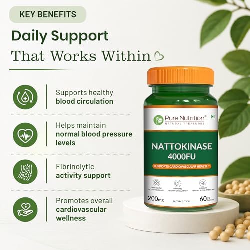 Pure Nutrition Nattokinase 4000 FU Capsules 60 – Ayurvedic Herb