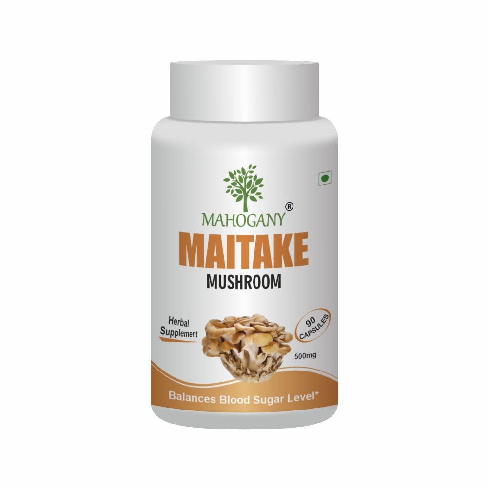 Mahogany Maitake Mushroom Extract 500mg Capsules 90 – Grifola frondosa