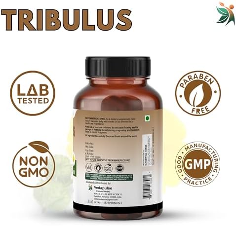 Vedapulse Tribulus, Maca & Horny Goat Weed 1000mg Capsules – Ayurvedic Herb