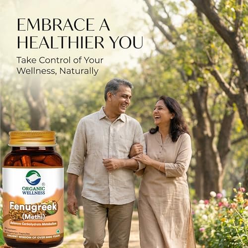 Organic Wellness Fenugreek 90 Veg Capsules 90 – Trigonella foenum