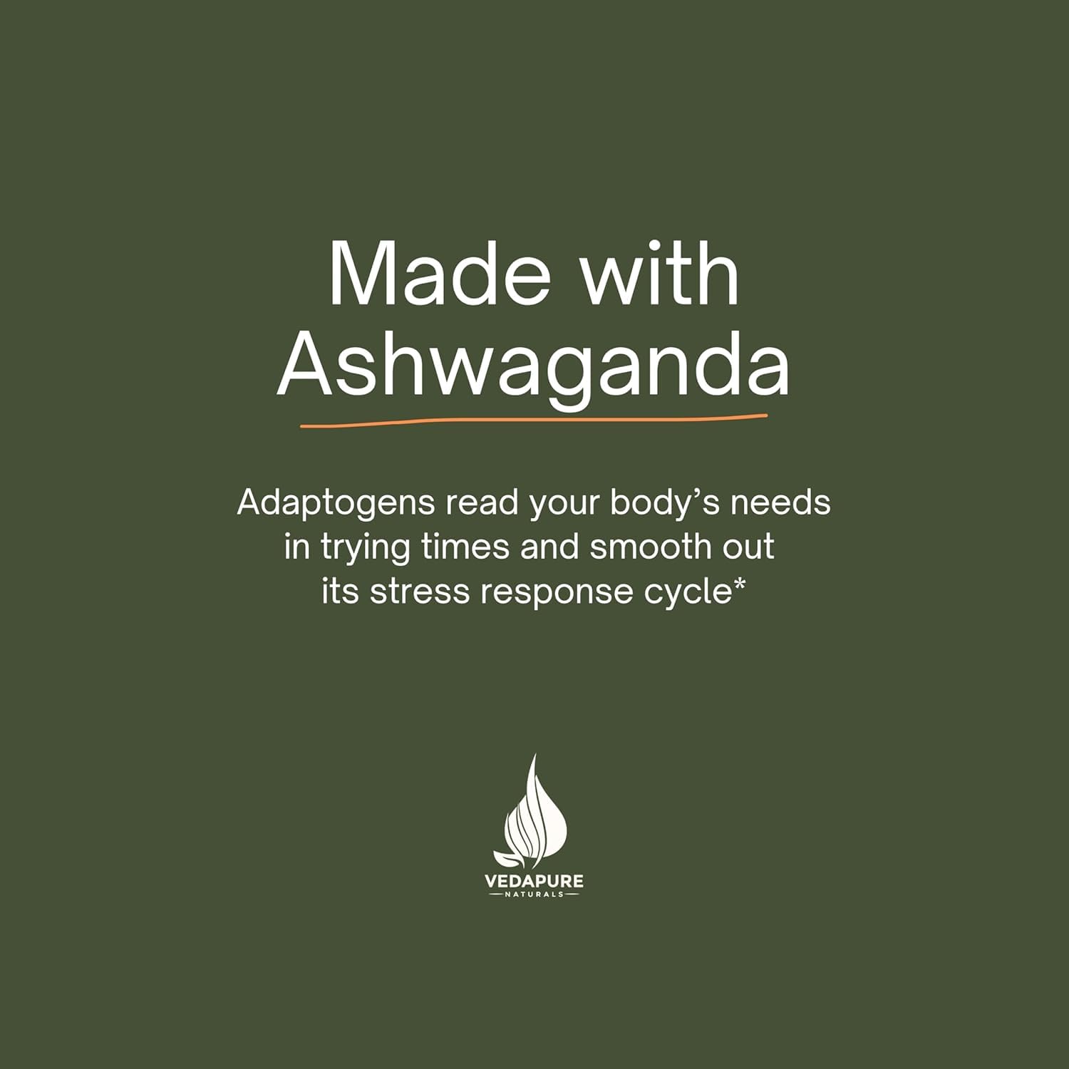 Vedapure Ashwagandha with Turmeric & Black Pepper Capsules – Withania somnifera