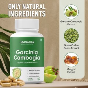 Herbal Max Garcinia Cambogia 800mg Capsules – Garcinia gummi