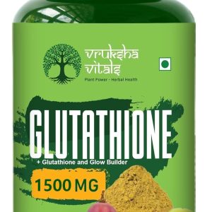 Vruksha Vitals Glutathione with Vitamin C & Biotin Tablets 60 – Vitamin Supplement