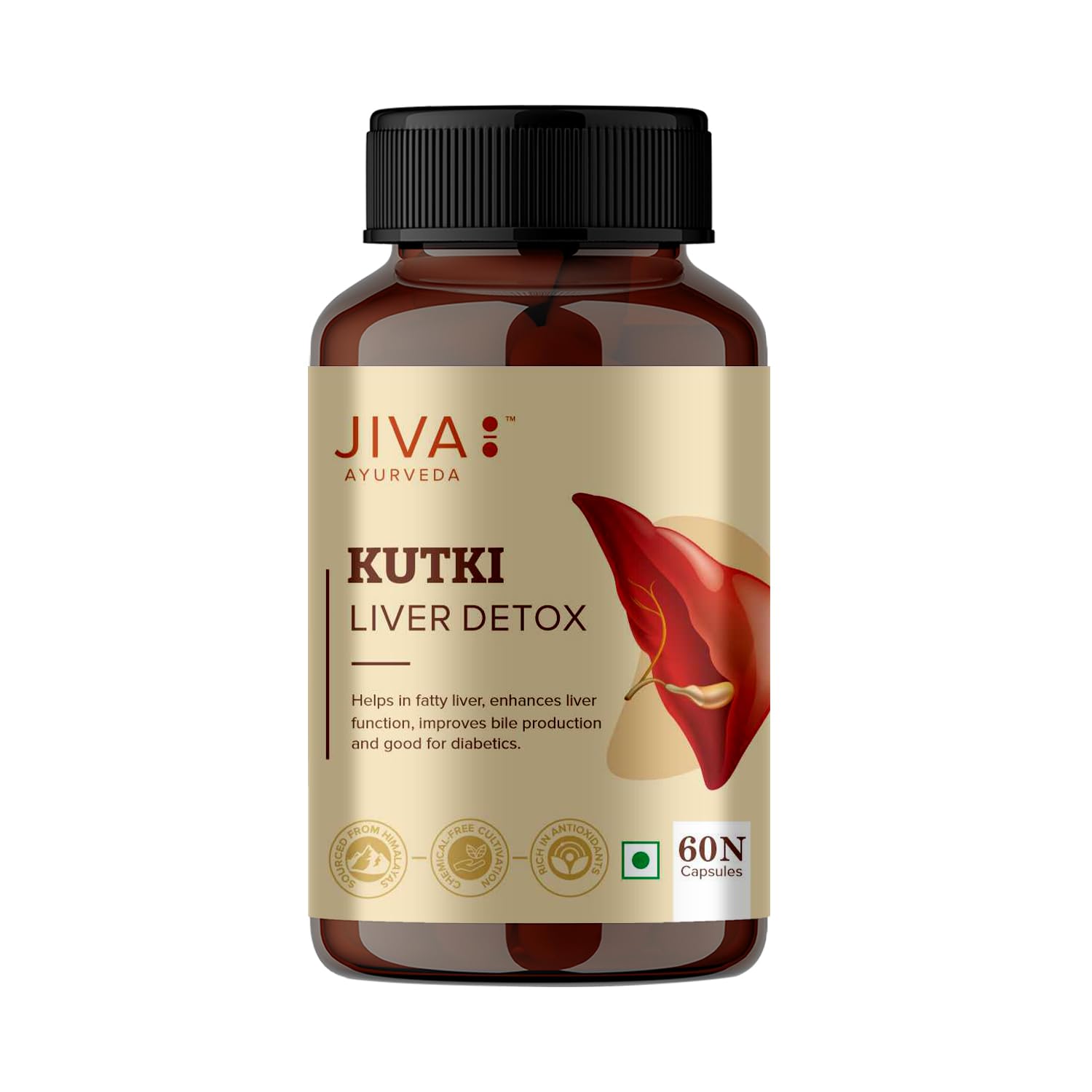 Jiva Kutki Capsules 60 – Picrorhiza kurroa
