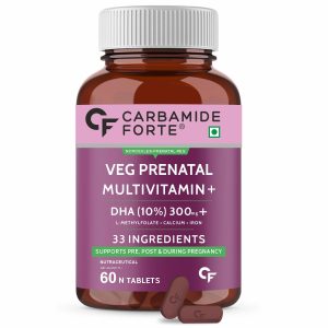 Carbamide Forte Veg Prenatal Multivitamin Tablets – Vitamin Supplement