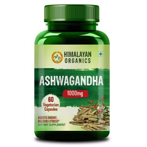 Himalayan Organics Ashwagandha 60 Veg 1000mg Capsules 60 – Withania somnifera