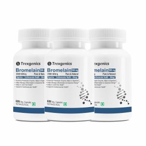 Trexgenics Bromelain 500mg Capsules 60 – Ayurvedic Herb