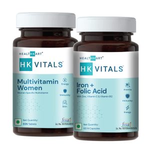 HK Vitals Iron with Folic Acid Capsules 60 – Vegetarian Mineral