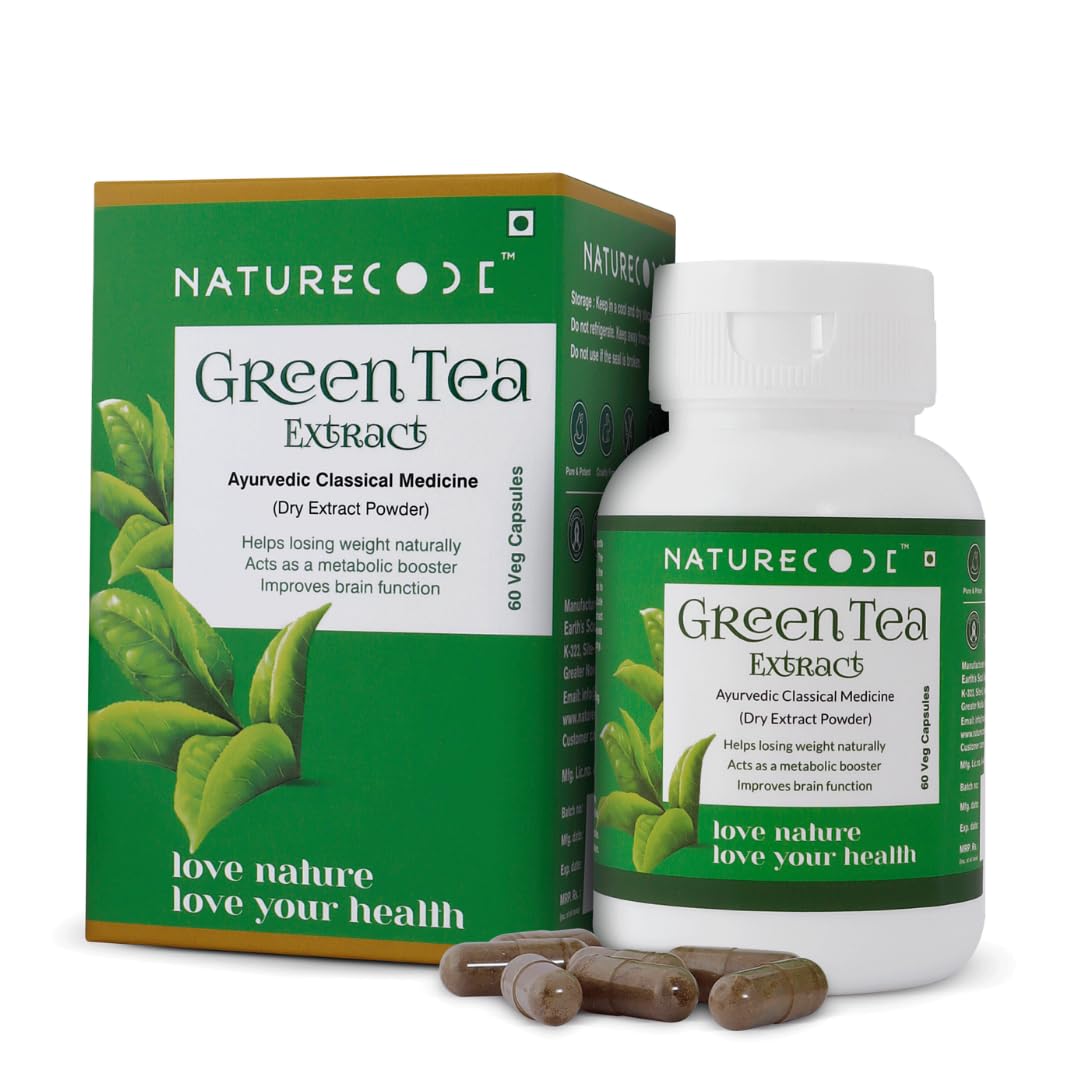 Nature Code Green Tea Extract 60 Veg 400mg Capsules 60 – Camellia sinensis