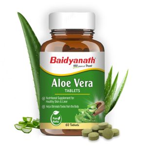 Baidyanath Aloe Vera Tablets 60 – Aloe barbadensis