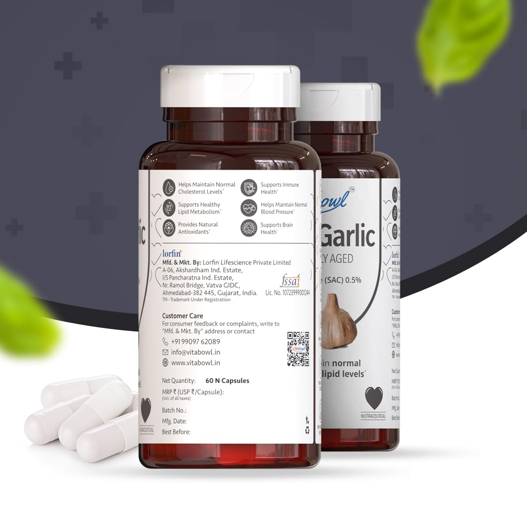 Black Garlic Capsules 60 – Allium sativum