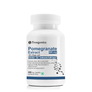 Trexgenics Pomegranate Extract 500mg Capsules 60 – Punica Granatum Antioxidant
