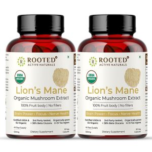 Lion's Mane Mushroom Capsules 60 – Hericium erinaceus