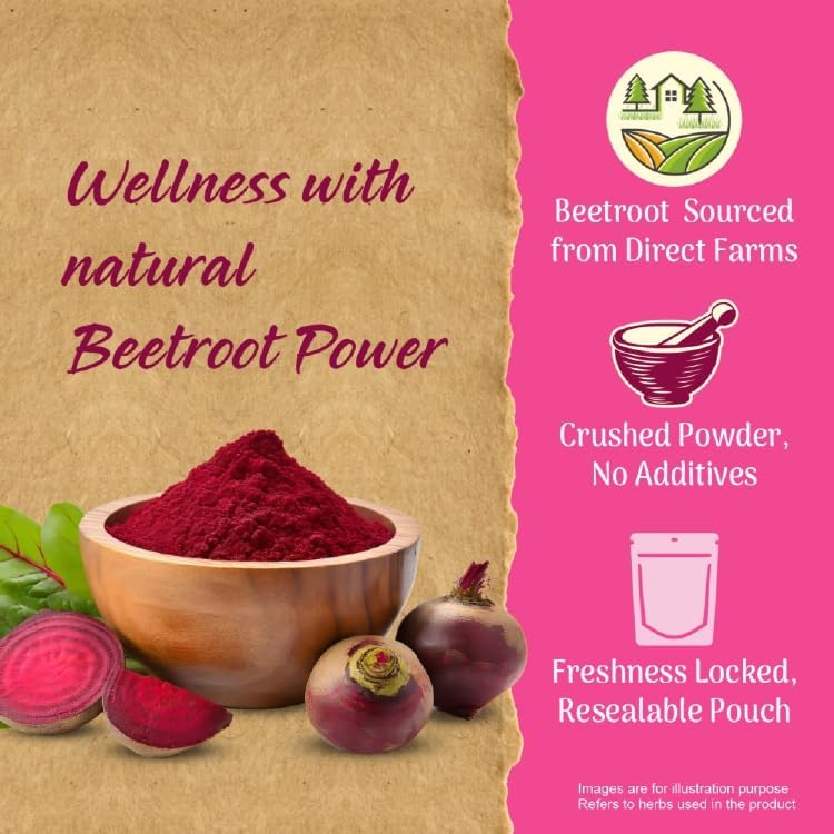 Ekum Organic Beetroot Powder 100g – Beta vulgaris