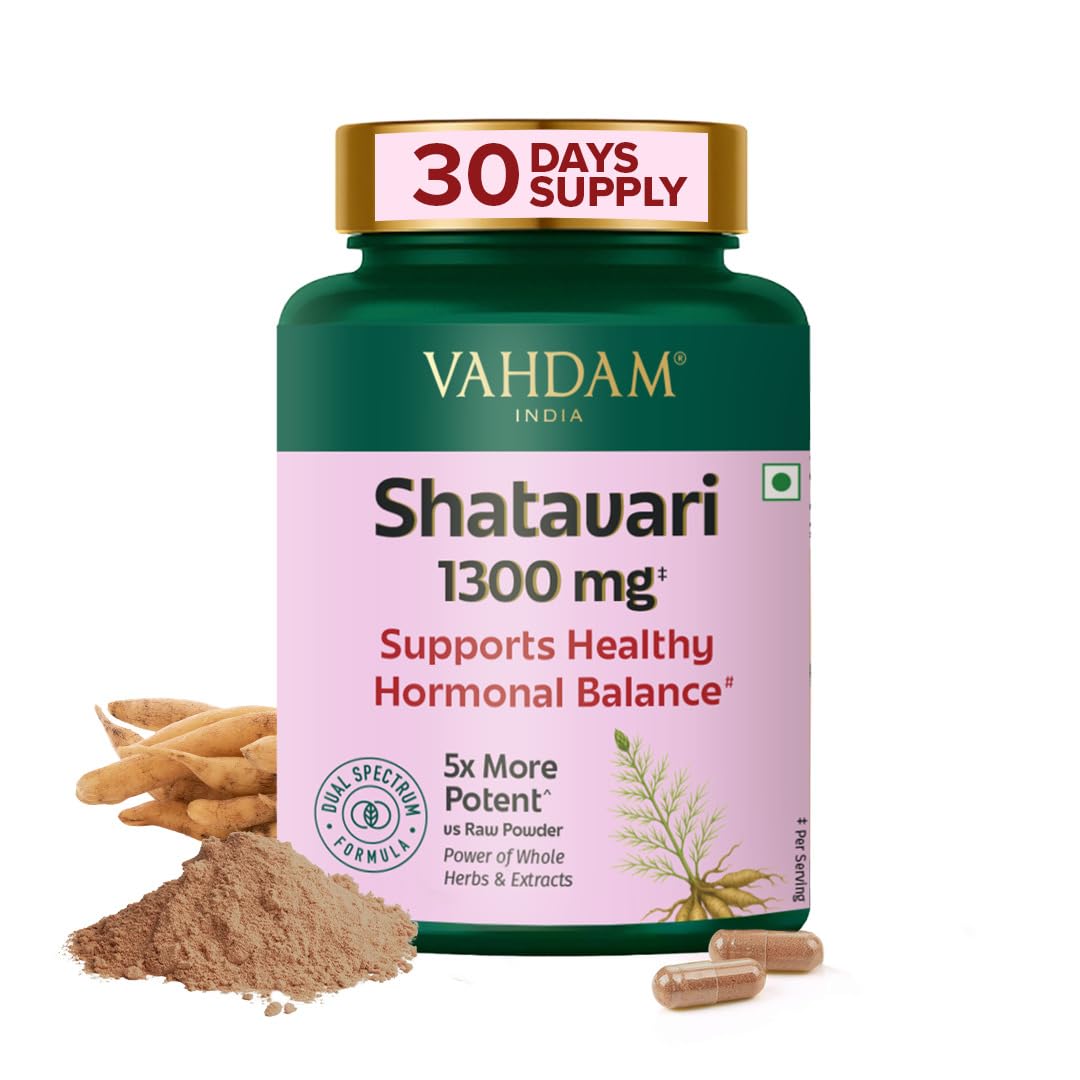 VAHDAM Shatavari Capsules – Asparagus racemosus