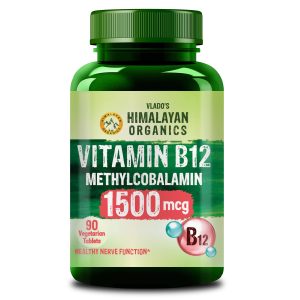 Himalayan Organics Methylcobalamin Vitamin B12 1500mcg Tablets – Vitamin Supplement