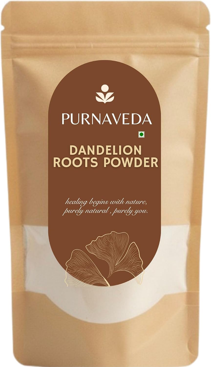 Purnaveda Dandelion Root Powder 100g – Taraxacum officinale