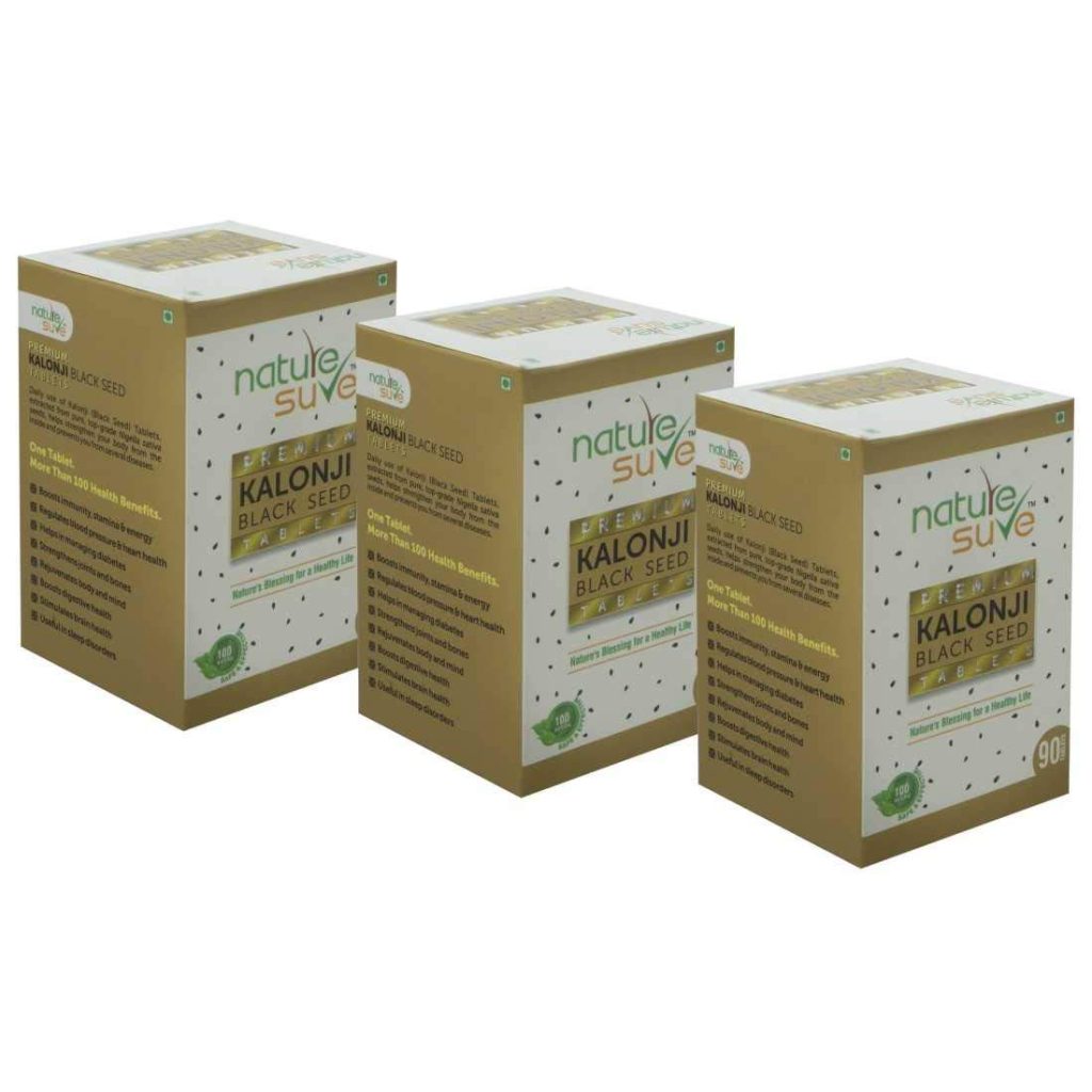 Nature Sure Kalonji Tablets 90 – Nigella sativa