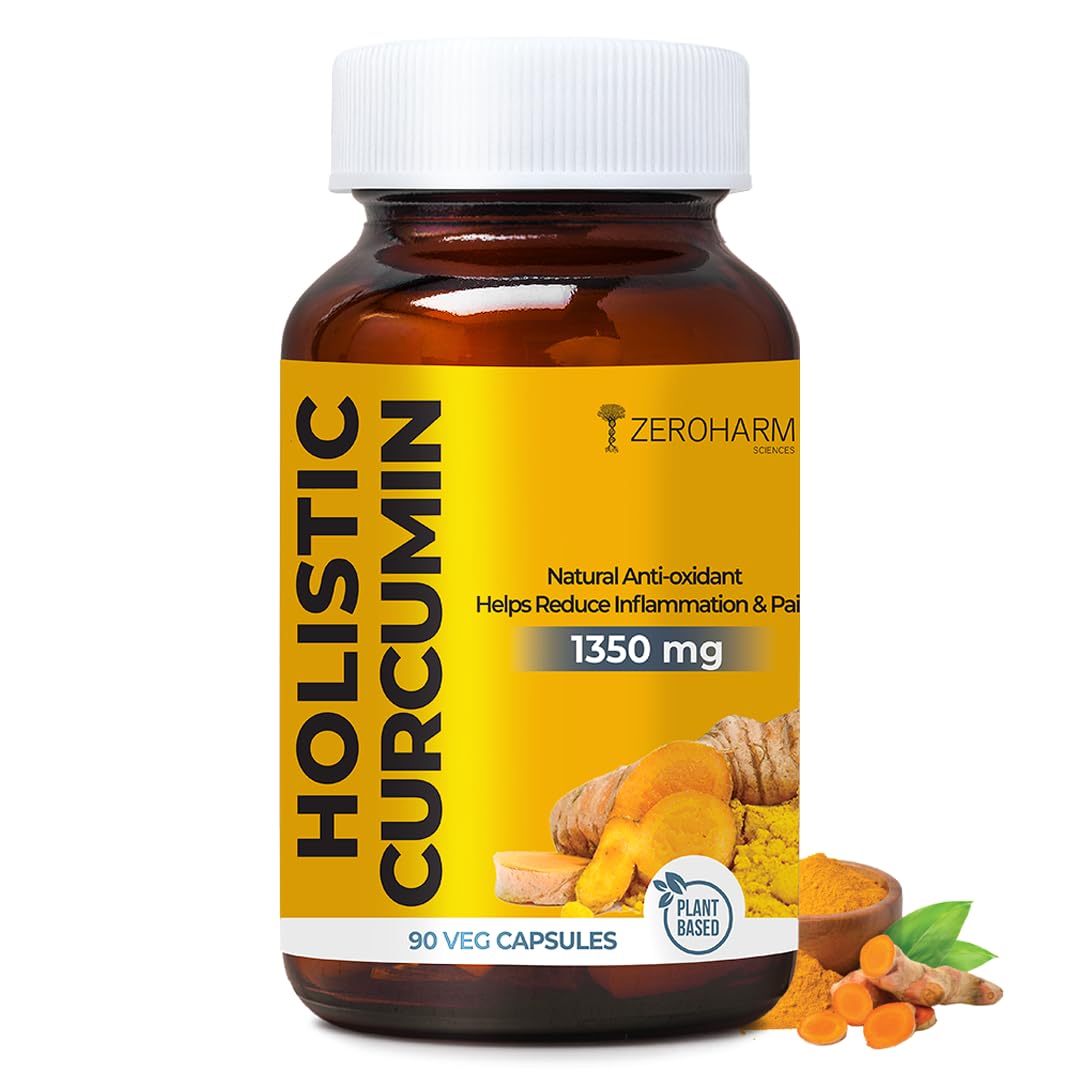 ZEROHARM Curcumin 1350mg Capsules 90 – Curcuma longa