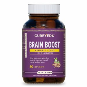 Cureveda Brahmi Ayurvedic Tablets 60 Tablets 60 – Bacopa monnieri