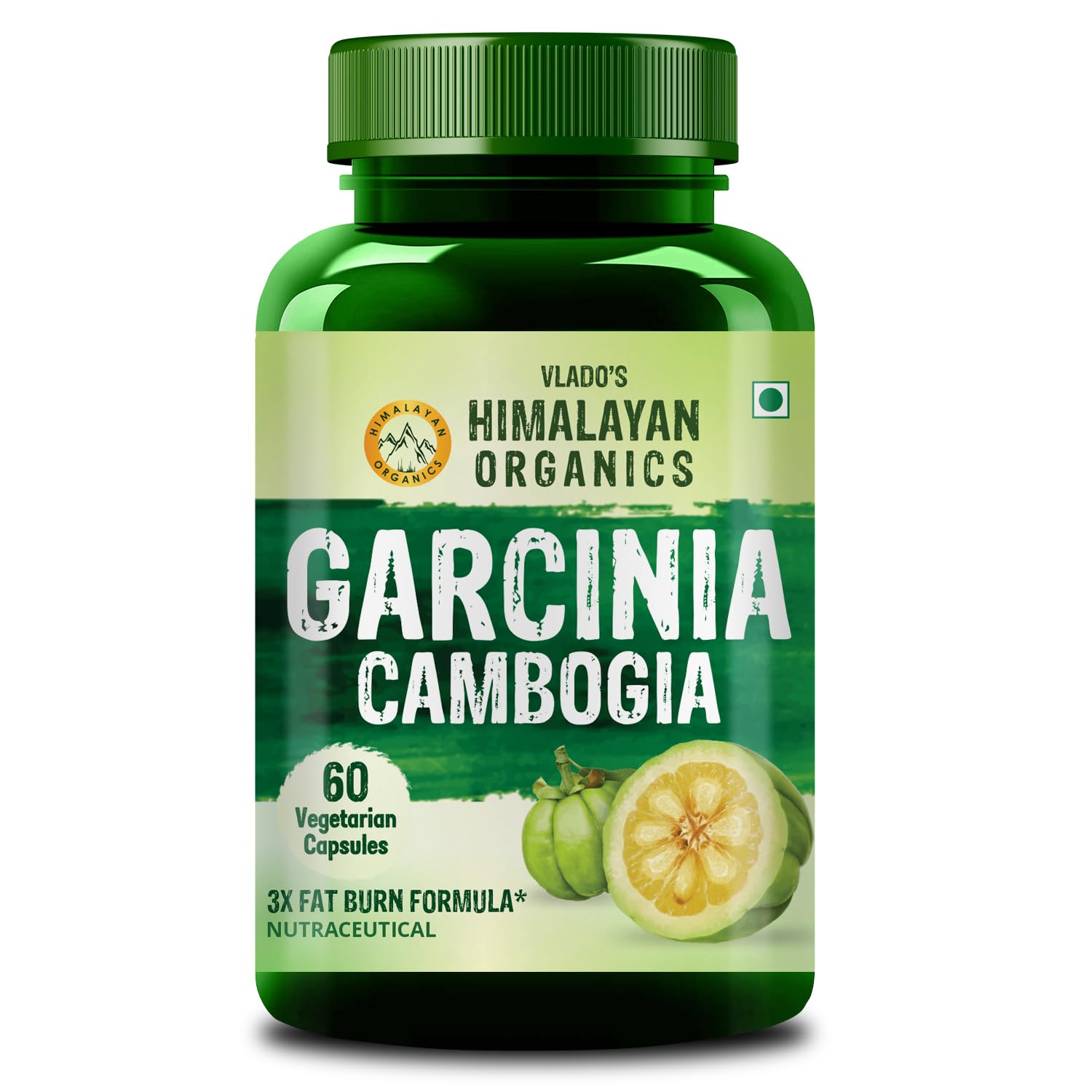 Himalayan Organics Garcinia Cambogia 60% HCA Capsules – Malabar tamarind